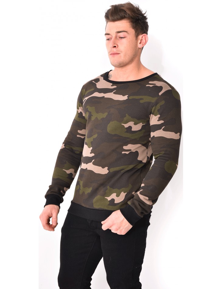 Crewneck Camouflage Sweatshirt