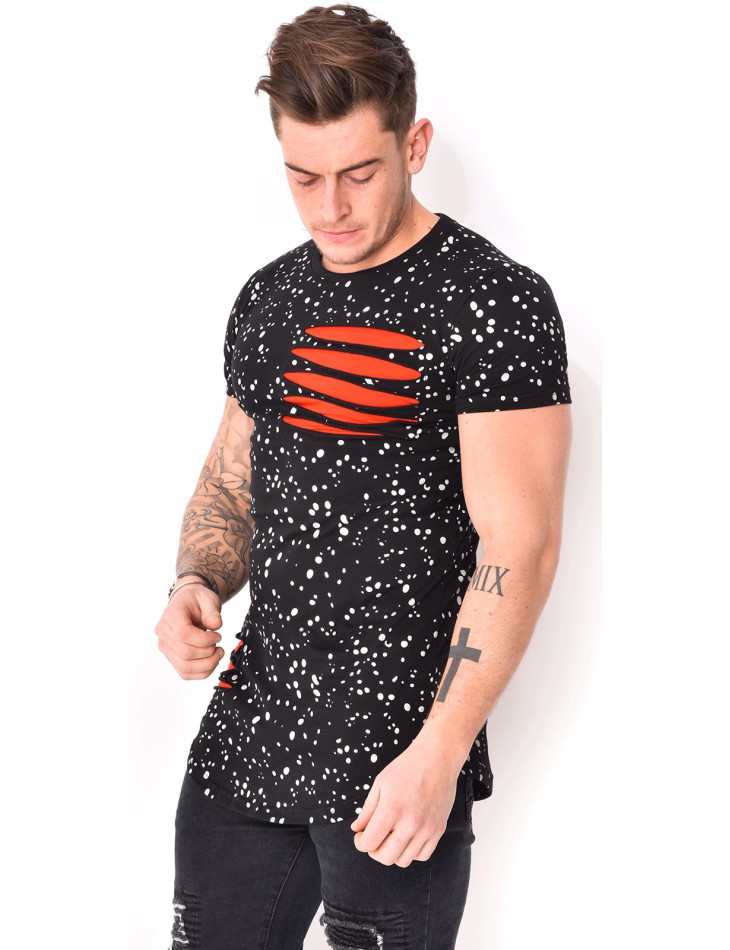 Ripped Spotted T-shirt