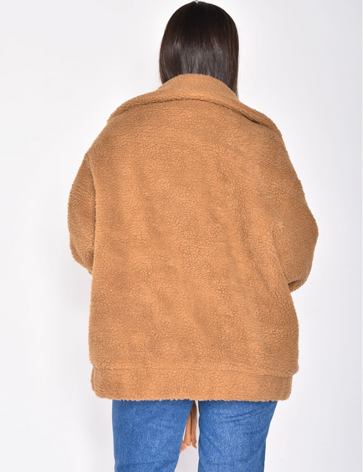 Sheepskin Style Jacket