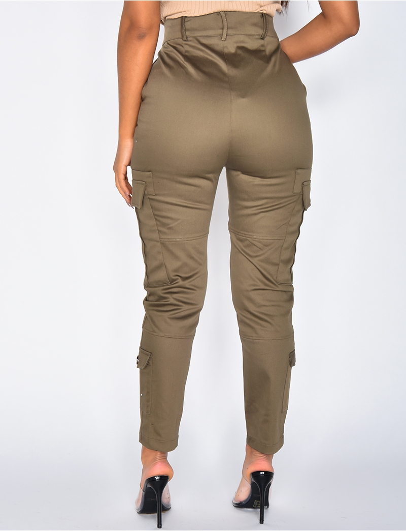Cargo Trousers with Pockets - Jeans Industry