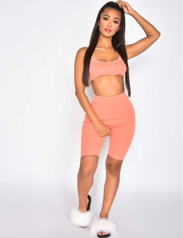 Bralette and Cycling Shorts Co-ord