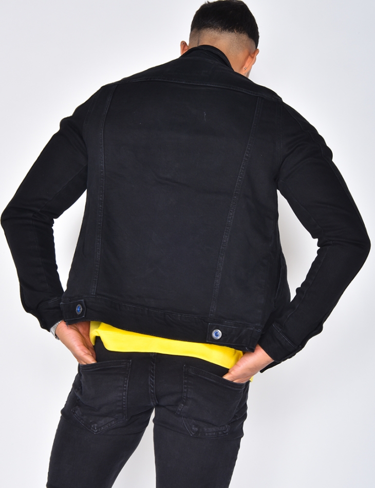 Schwarze Jeansjacke Jeans Industry