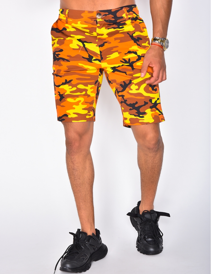 Camouflage Chino Shorts