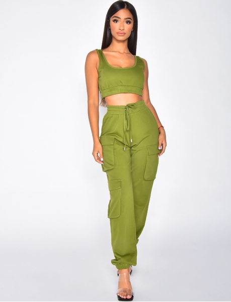 Bralette and Jogging Bottoms Co-ord