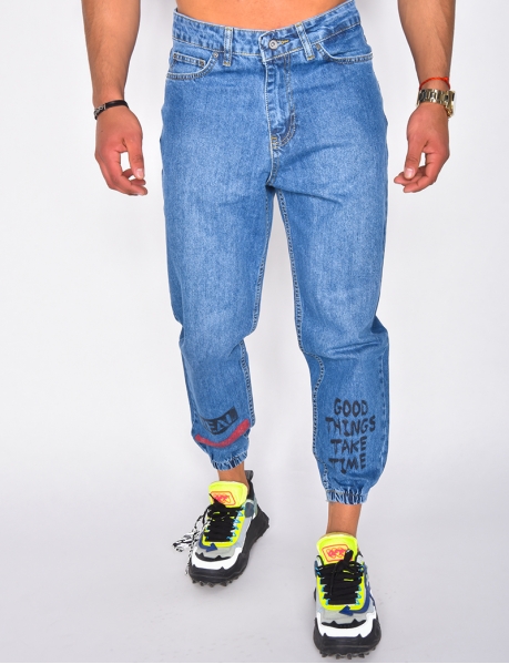 Jeans in Cargo-Optik
