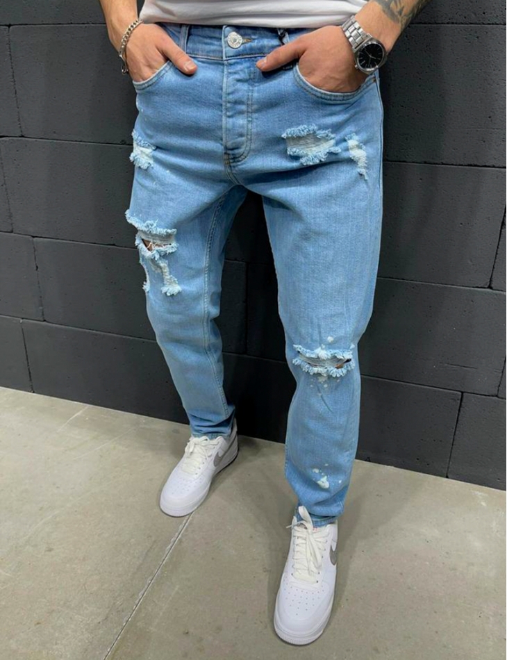 Jeans in Destroyed-Optik