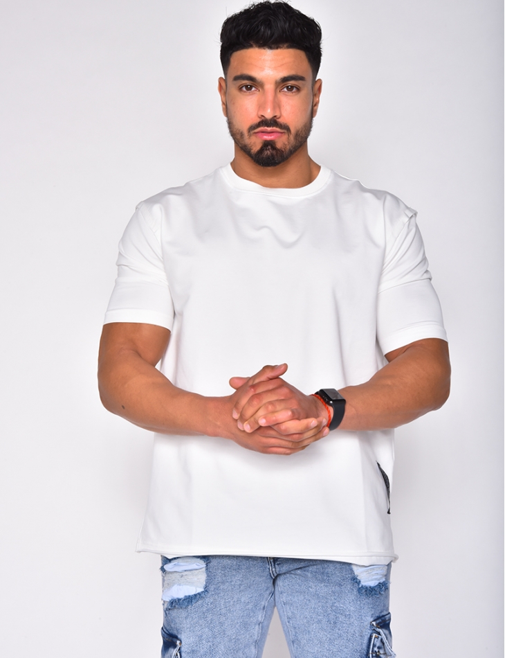 T-shirt homme couture apparente