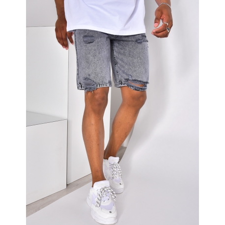 jean shorts with rips men