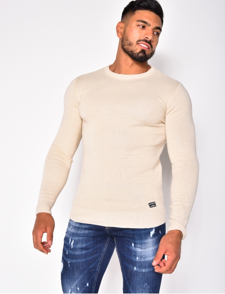 Pull fin homme