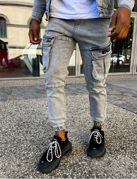Cargo Jeans with Pockets
