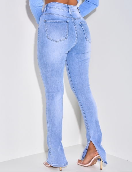 Ultra-Strechy Skinny Jeans mit Schlitzen 