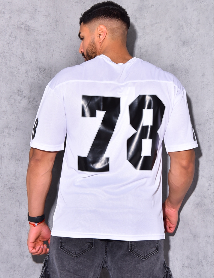 T-shirt fin avec le numéro 78