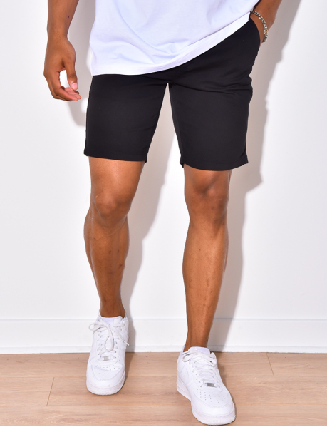Thin Plain Bermuda Shorts