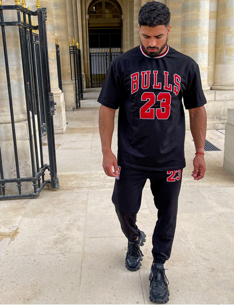 Ensemble jogging fin et t-shirt "Bulls N°23"