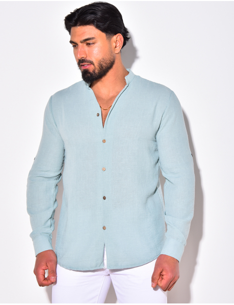 Chemise fluide anches longues