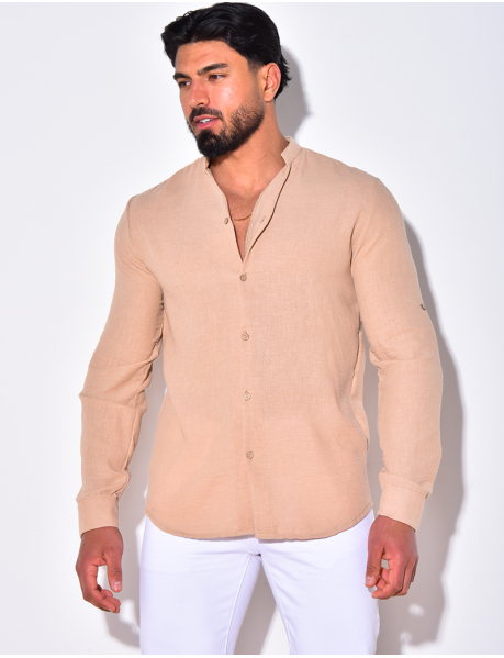 Chemise fluide anches longues