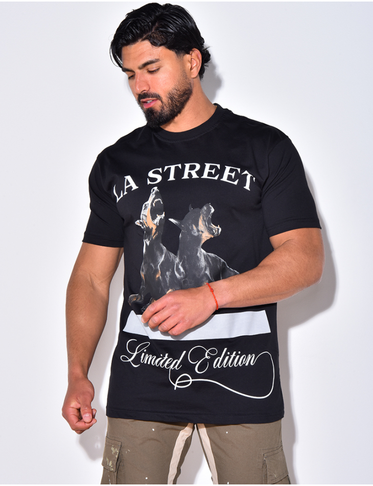 T-shirt dobermann "La street"