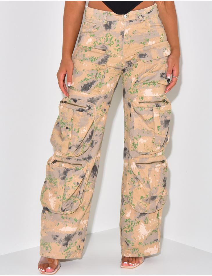 Helvetica Faded Wide Leg Pants in pink | Off-White™ Official AD