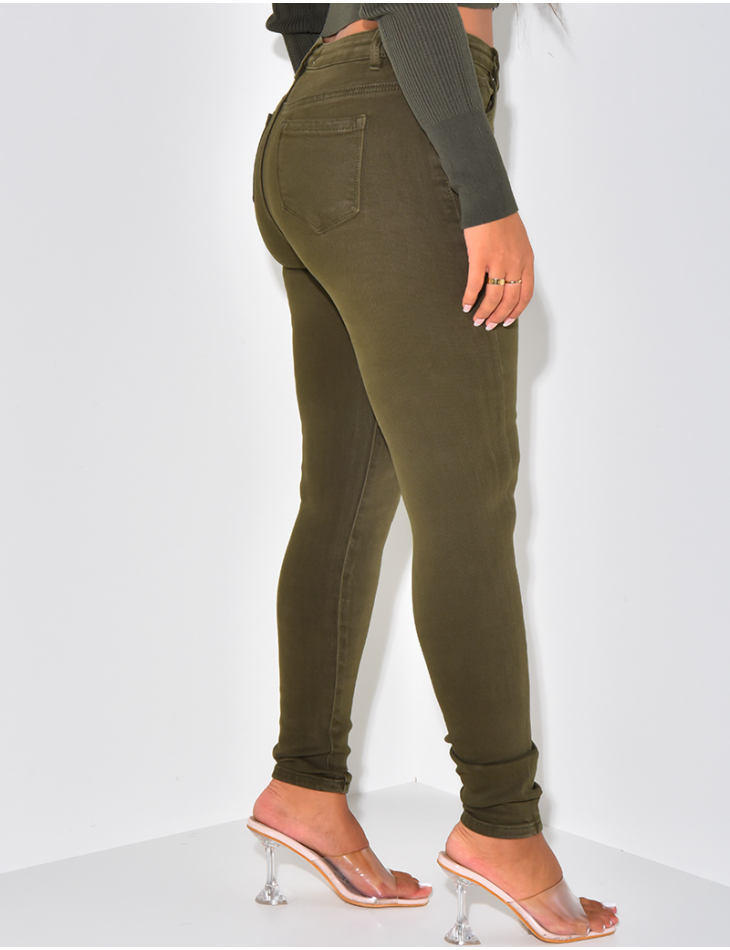 Skinny Jeans ultra hohe Taille stretchy