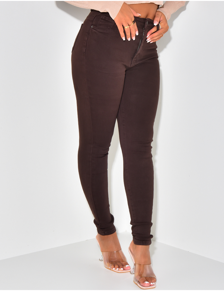 Jeans skinny ultra taille haute stretchy