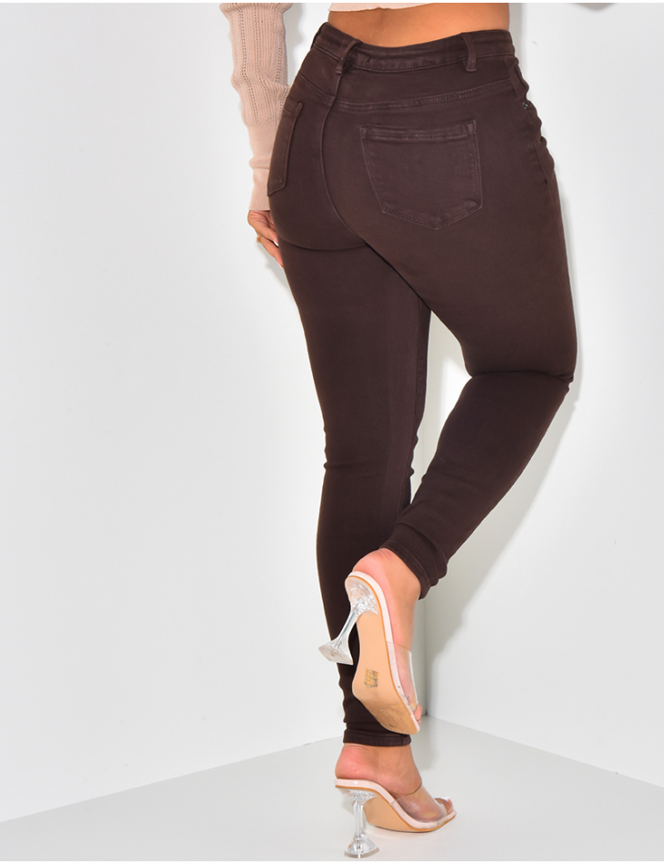Jeans skinny ultra taille haute stretchy