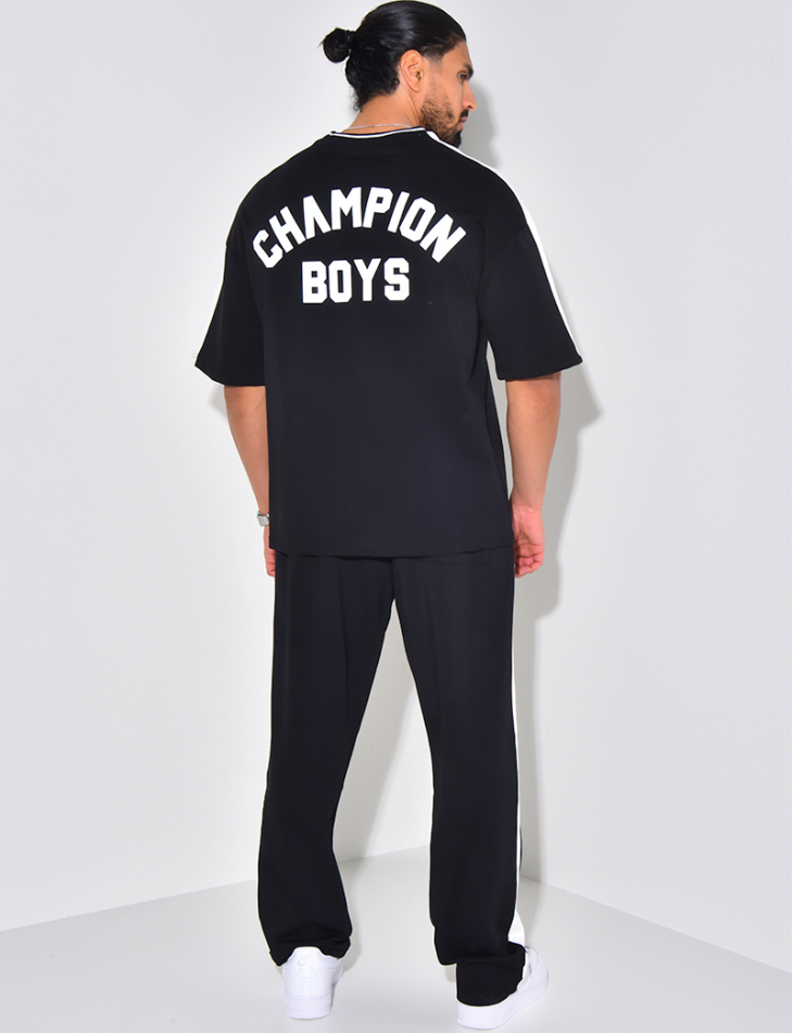 Ensemble pantalon et t-shirt "Champion Boys"