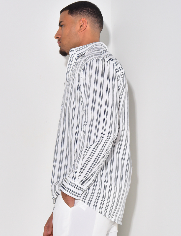   Striped linen shirt