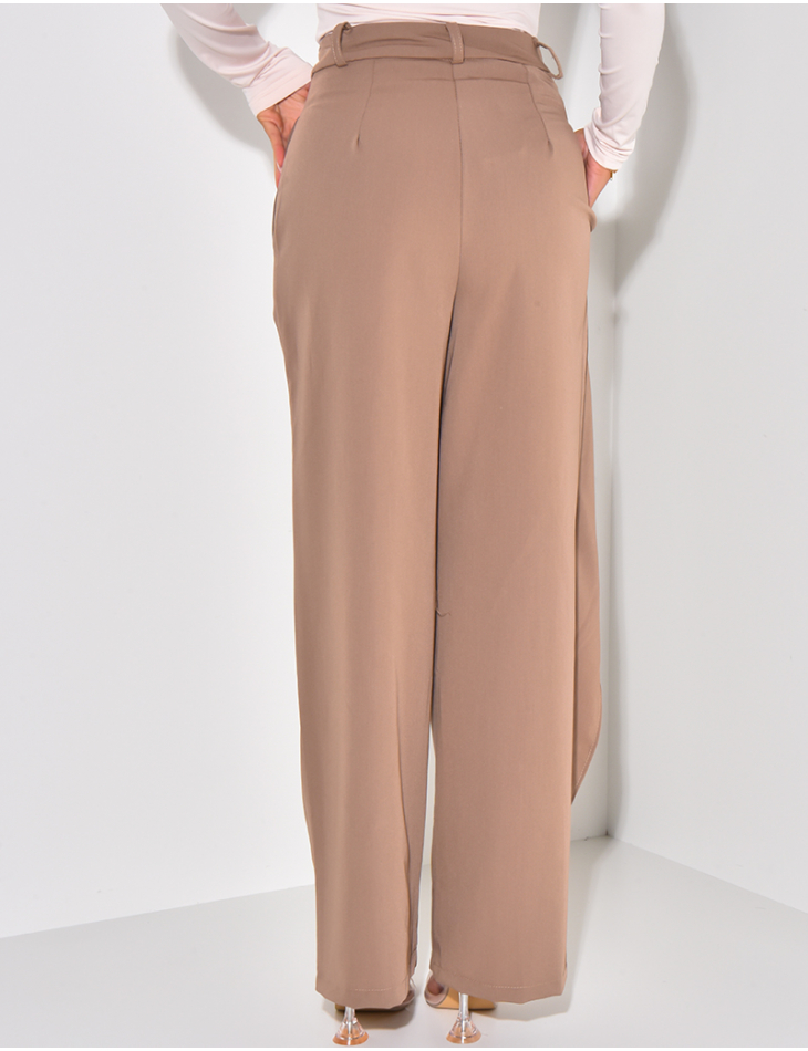 Flap tailored pants
