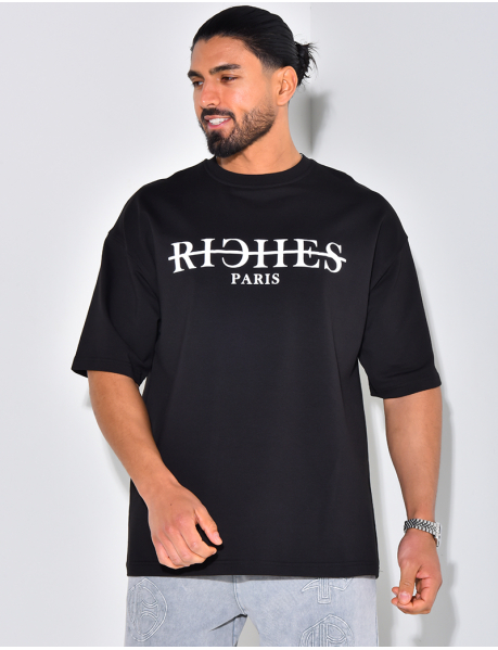 T-shirt "Riches Paris" barré