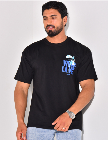 T-shirt "vivre la vie"